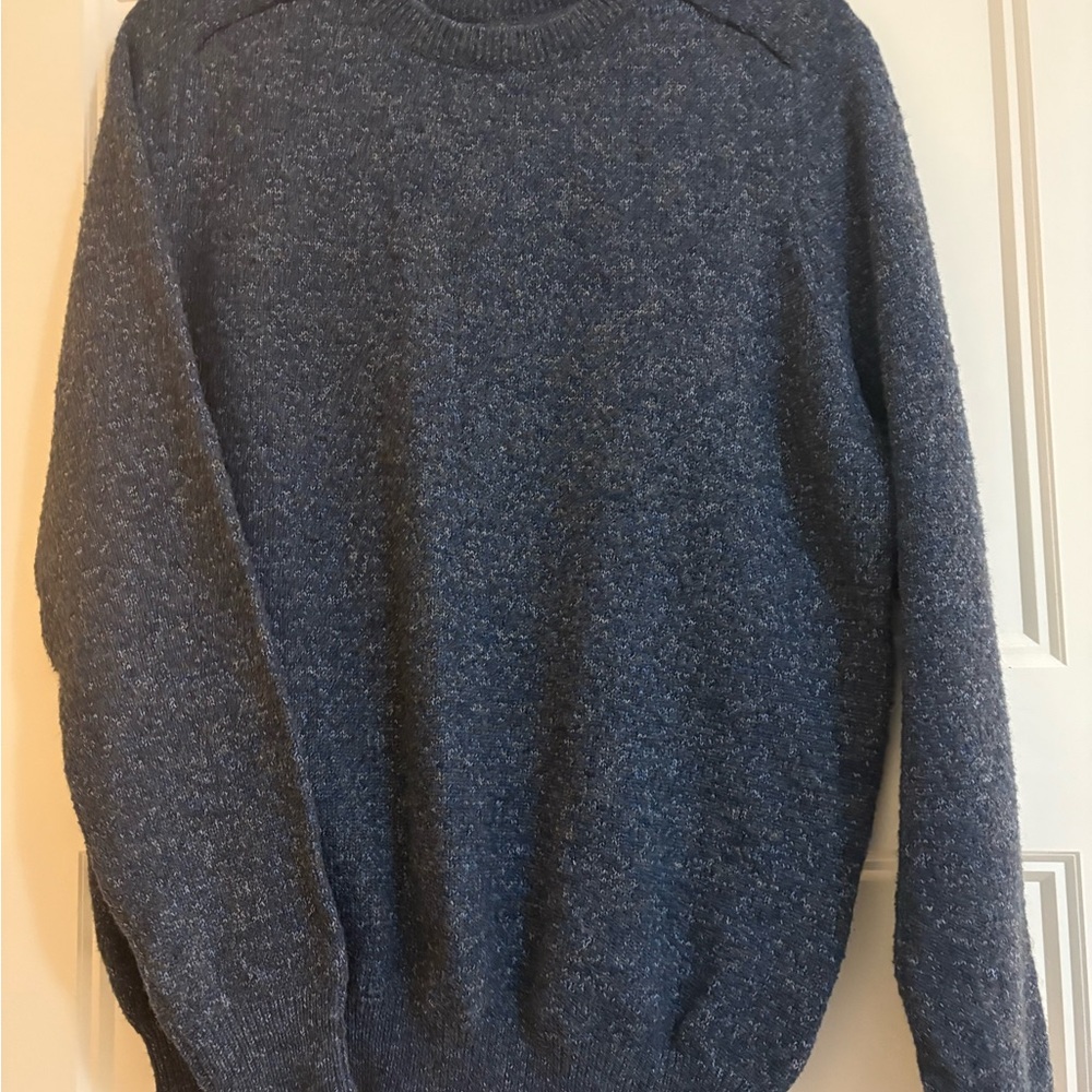 Jachs Men's Classic Blue Crewneck Sweater